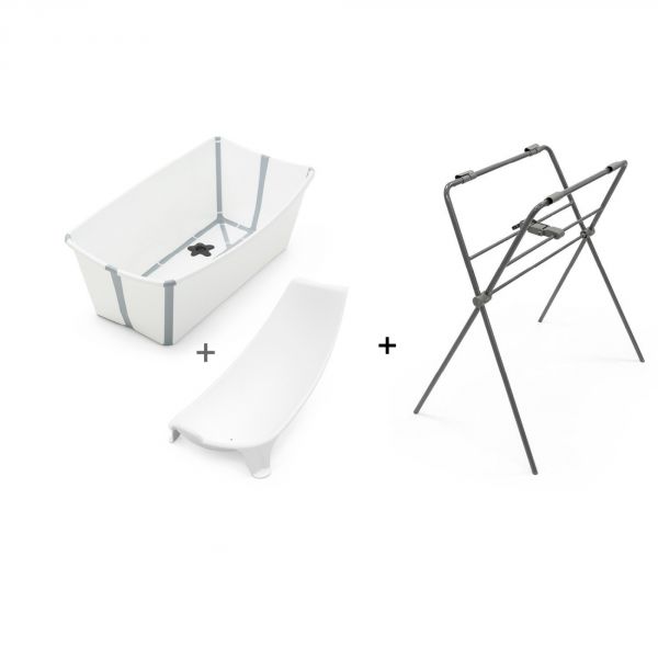Stokke Baignoire Flexi Bath Transat Support De Baignoire Gris Made In Bebe