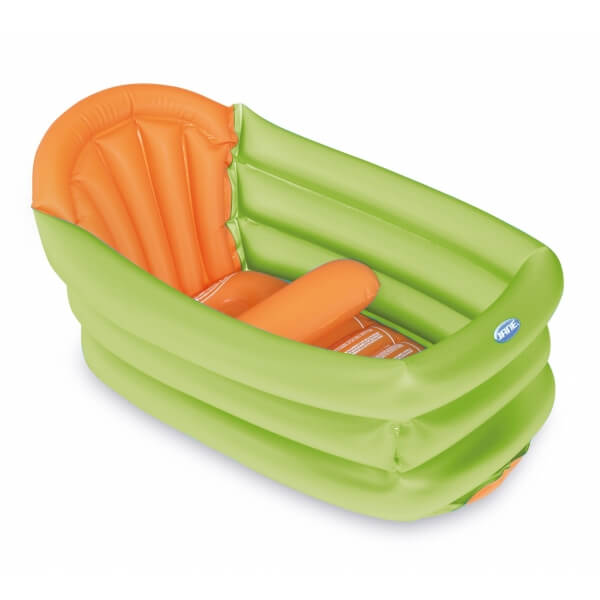 Baignoire gonflable 3 positions Vert et orange