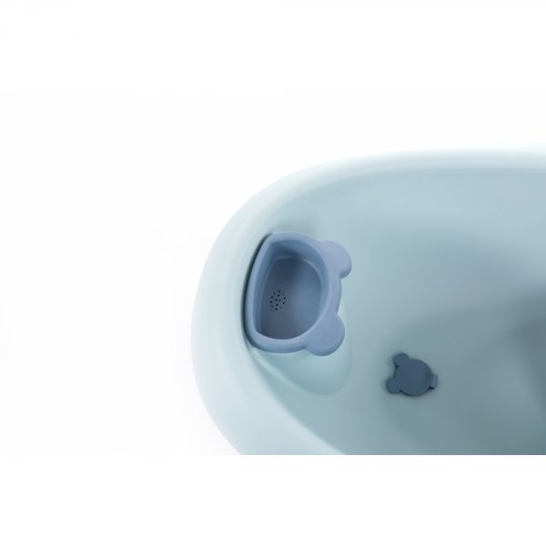 Baignoire Ourson Bleu pastel + support de baignoire
