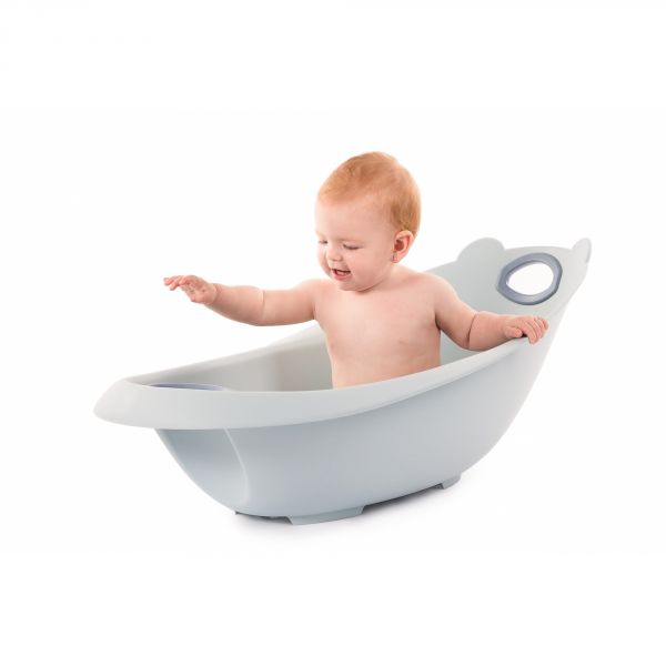 Baignoire Ourson Bleu pastel + support de baignoire