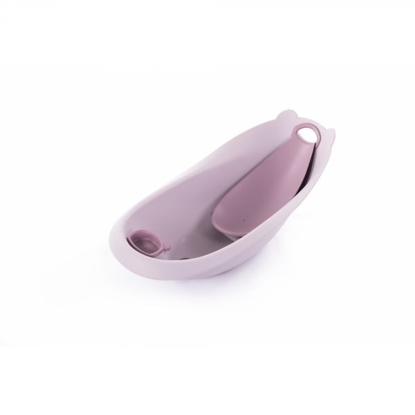 Baignoire Ourson Rose pastel + support de baignoire