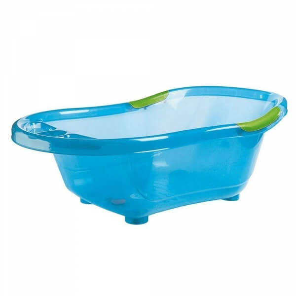 Baignoire bébé bleue avec vidange