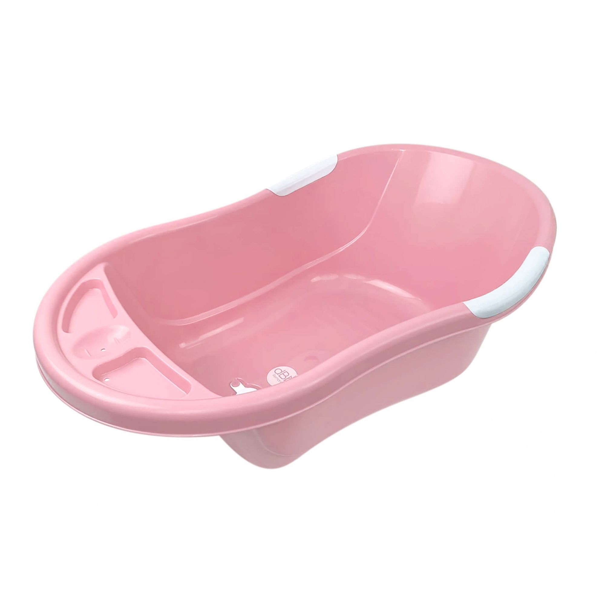 Baignoire bébé avec vidange rose - Made in Bébé