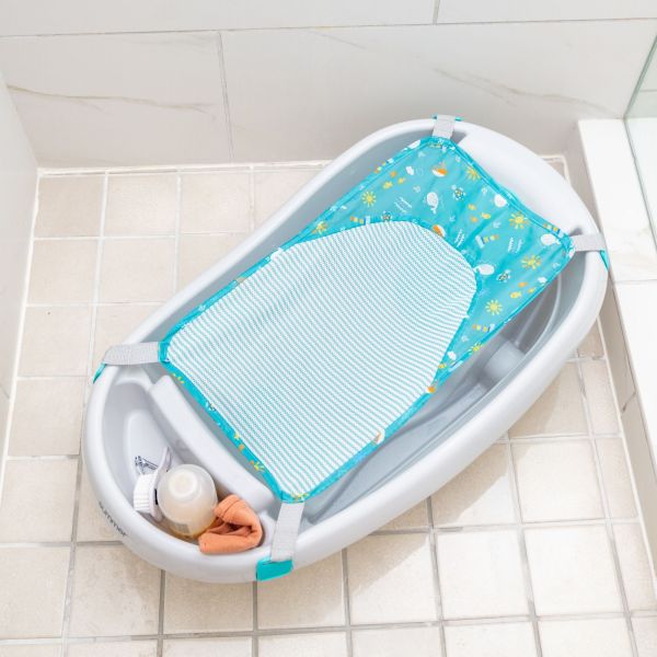 Baignoire bébé, extra-large avec portage en tissu doux