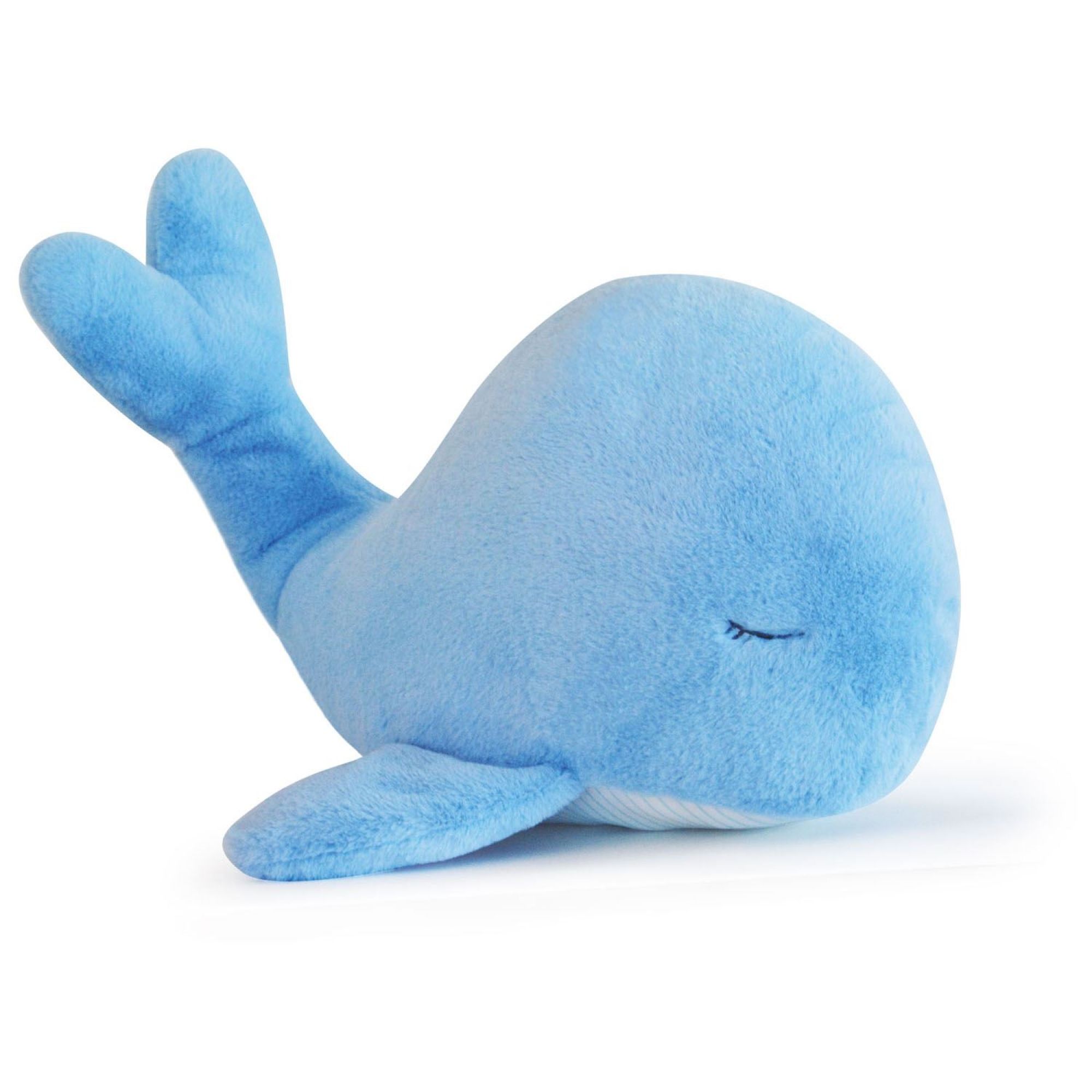 Baleine doudou bebe bleue - Doudou et compagnie