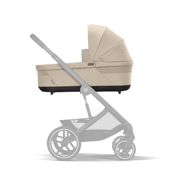 Poussette trio naissance Balios S Lux 3 Almond Beige + Siège auto Cloud G i-Size tissu Plus + Nacelle - Édition limitée