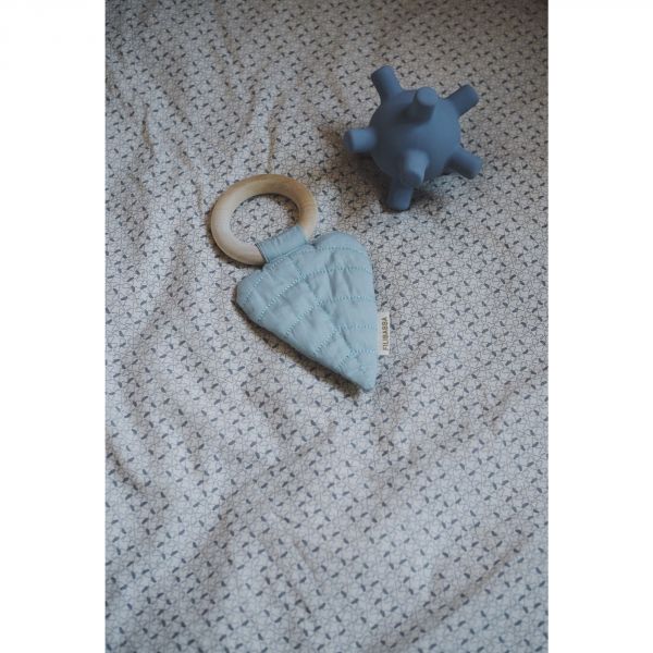 Balle sensorielle en gomme naturelle Powder Blue