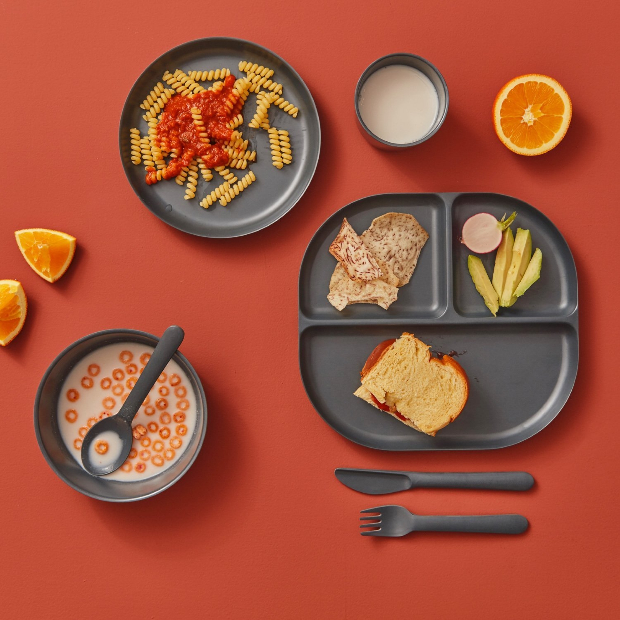 Ekobo Assiette Compartimentee Storm Made In Bebe