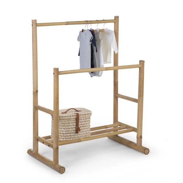 Portant vêtements Bambou
