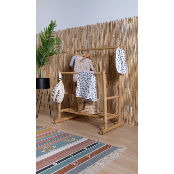 Portant vêtements Bambou