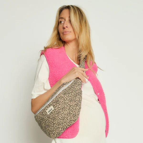 Banane à langer Collection Léopard Beige