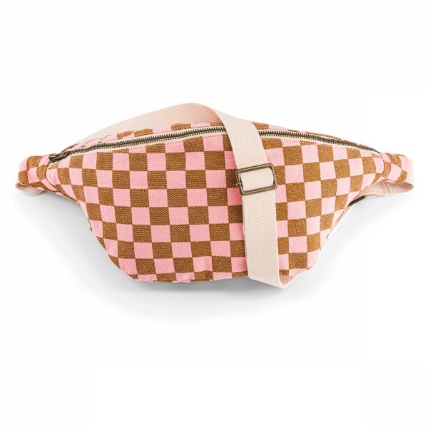 Sac banane Damier Strawberry et Caramel