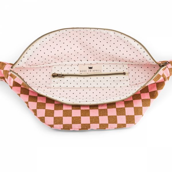 Sac banane Damier Strawberry et Caramel