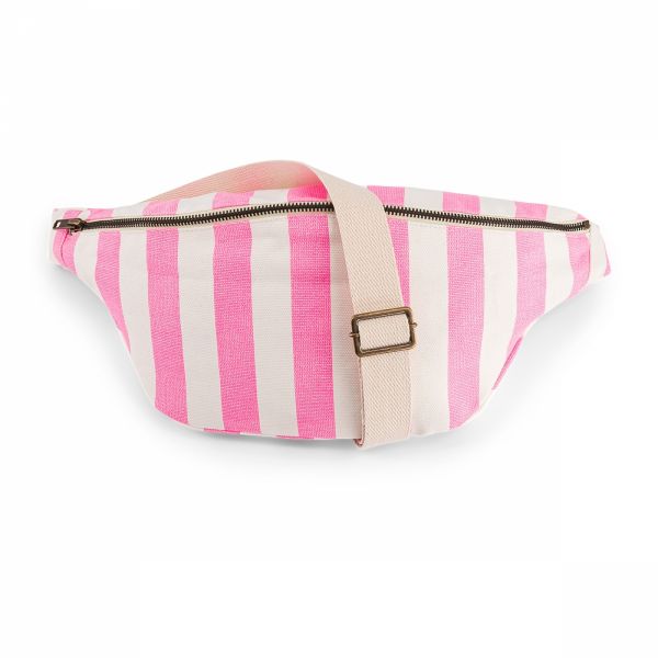 Sac banane Rayures Néon Pink