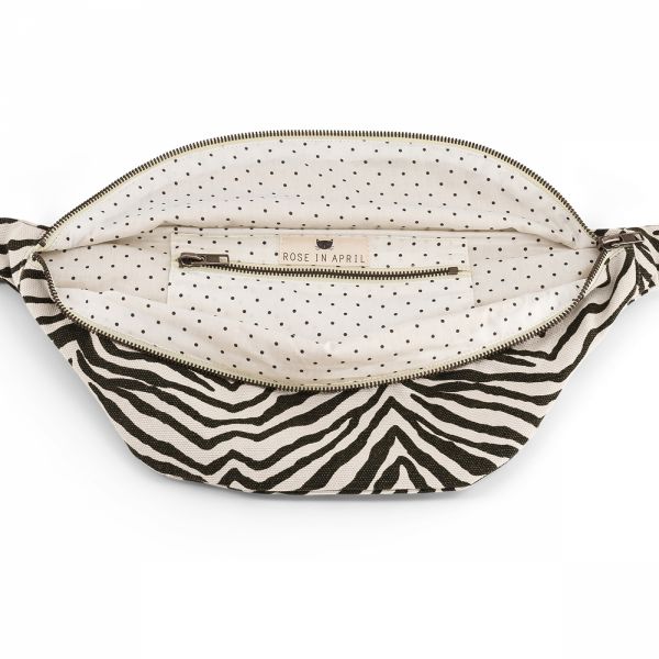 Sac banane Zèbre Greige