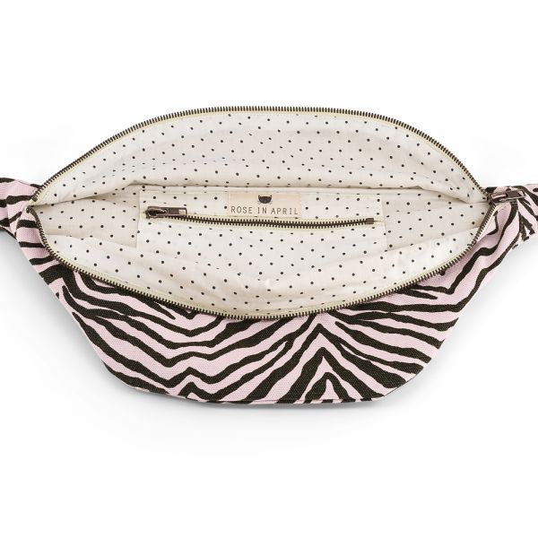 Sac banane Zèbre Rose