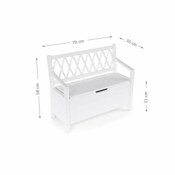 Banc de rangement Harlequin