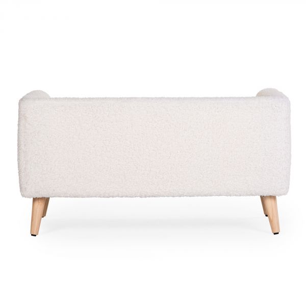 Banc pour enfants Teddy Blanc