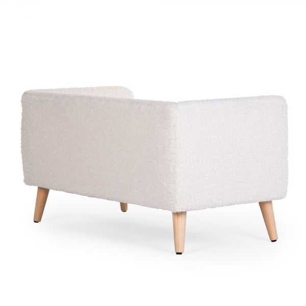 Banc pour enfants Teddy Blanc