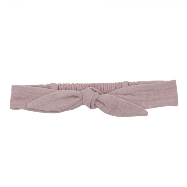 Bandeau élastiqué à nouer - gaze pétale