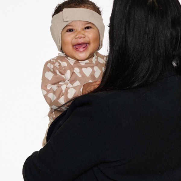 Bandeau protège oreille pour bébé 0 - 12M - Beige