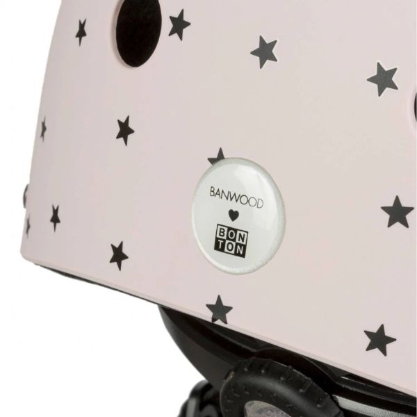 Casque enfant 50-54cm Bonton Rose