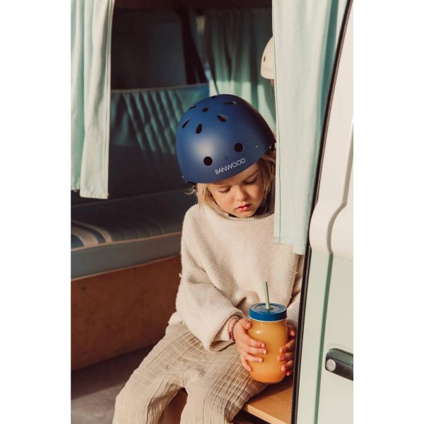 Casque enfant 50-54cm Bleu marine