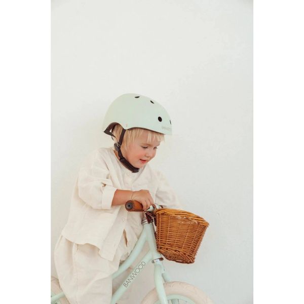Casque enfant 50-54cm Menthe pâle