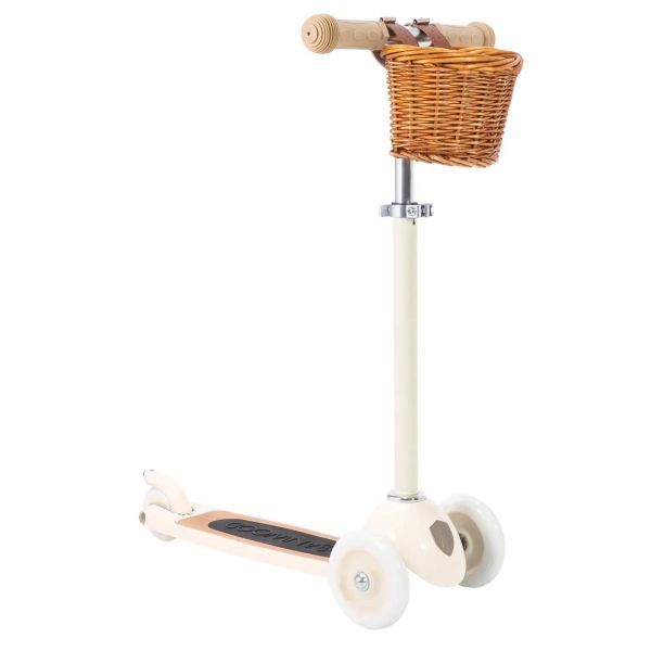 Trottinette 3 roues Crème