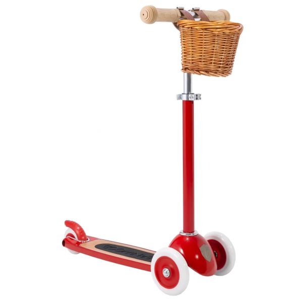 Trottinette 3 roues Rouge