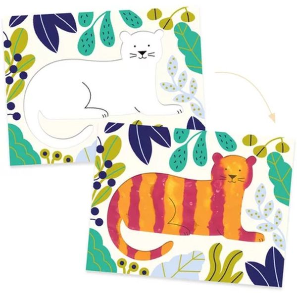 Coffret peinture à doigt pour enfant Barbouille et beau