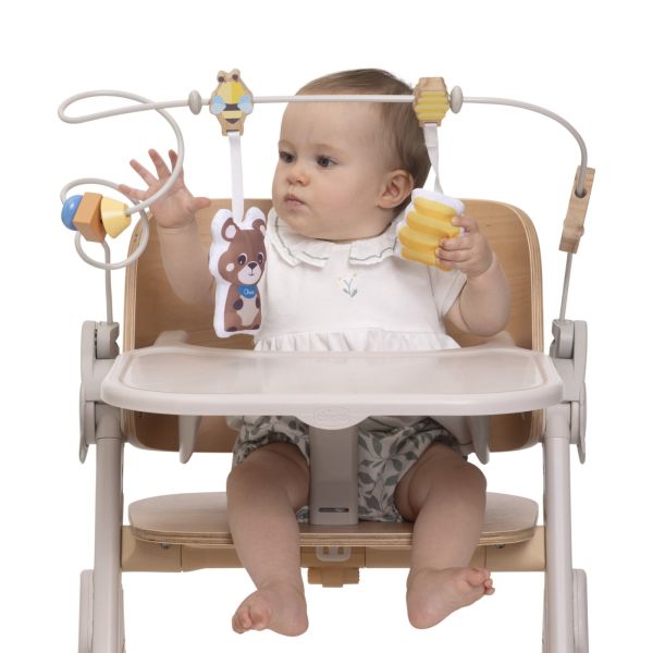 Barre de jeu bébé pour chaise haute Meraviglia