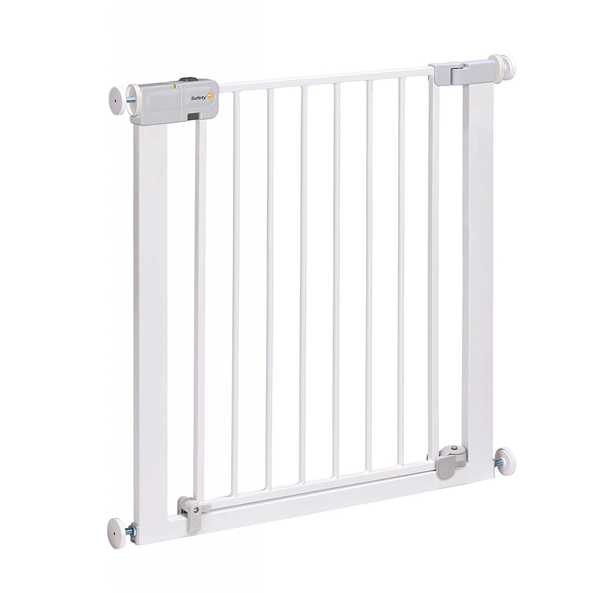 Safety 1st Rallonge de Barrière de 28 cm avec Fermeture Facile et Fermeture  Automatique Barrières pour Bébés, Rallonge pour Barrière d'Escalier, de 6  mois à 2 ans, Metal White (blanc métallisé) 