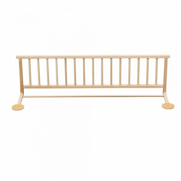 Barrière de lit enfant bois 35 x 127 cm Audrey Bois brut