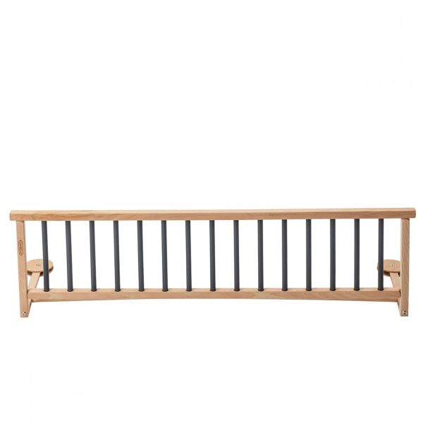 Barrière de lit enfant bois 35 x 127 cm Audrey Anthracite