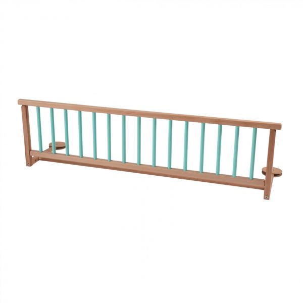 Barrière de lit enfant bois 35 x 127 cm Audrey Hybride vert mint