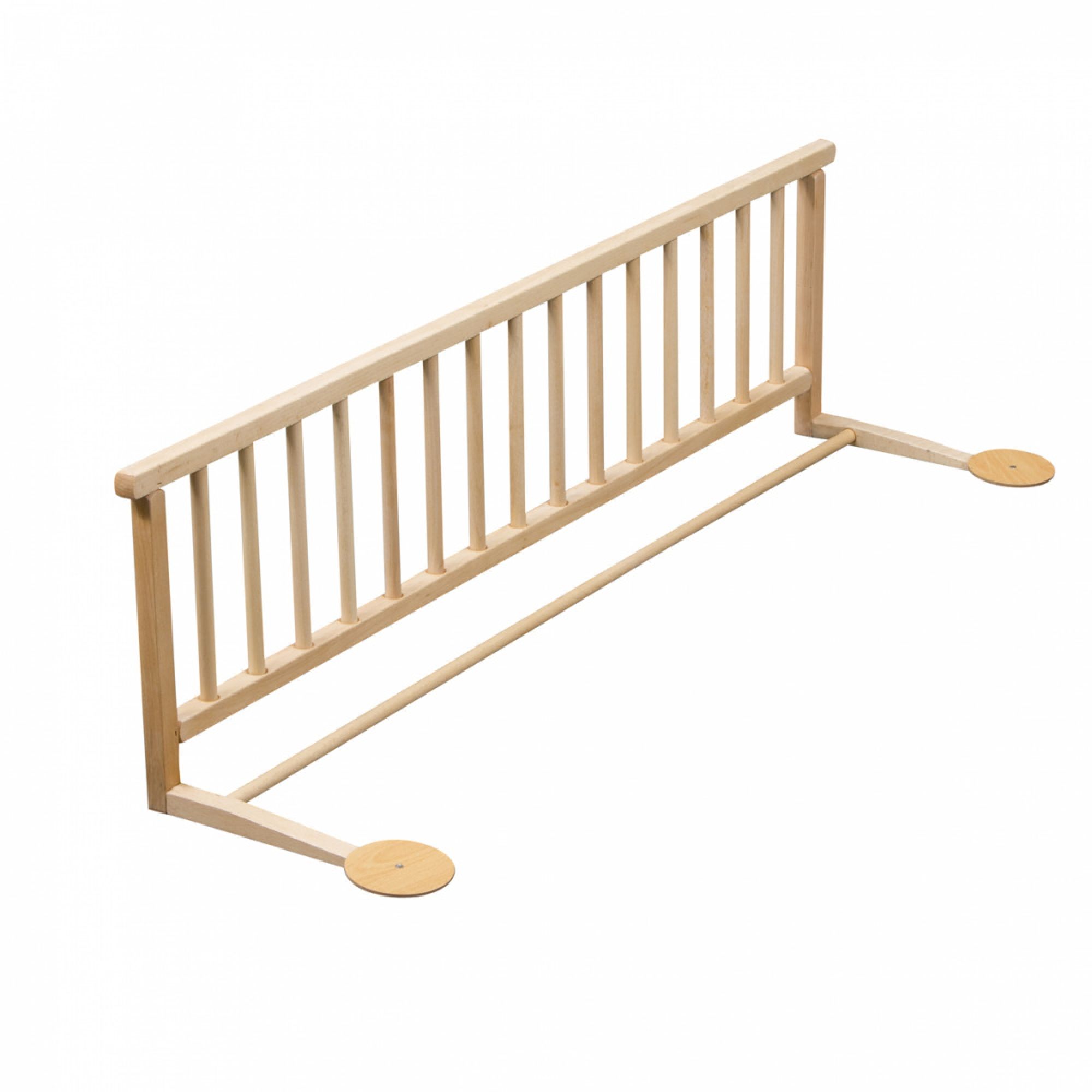 Barrière de lit enfant bois 35 x 127 cm Audrey Vernis naturel - Made in Bébé