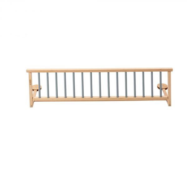 Barrière de lit enfant bois 35 x 127 cm Audrey Hybride bleu gris