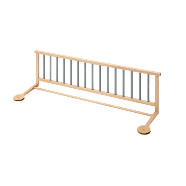 Barrière de lit enfant bois 35 x 127 cm Audrey Hybride bleu gris