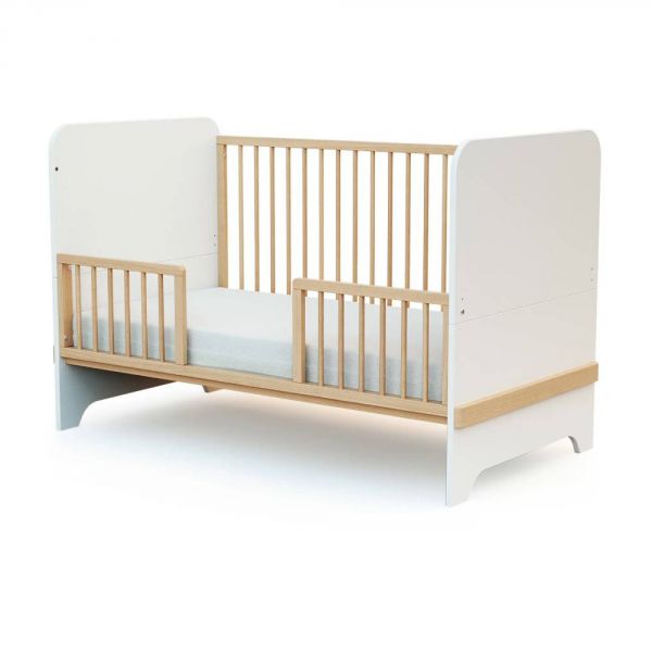 Barrière de lit bébé festive Hêtre Verni 140cm