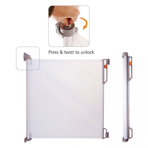 Barrière de porte Compact Milk 0-140 cm