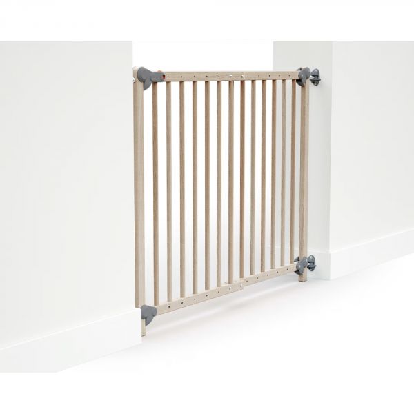 Barrière de sécurité extensible Webaby hêtre brut