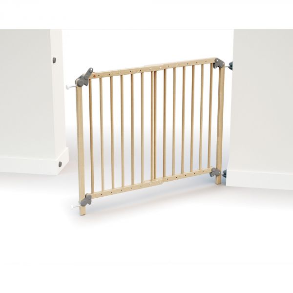 Barrière de sécurité extensible Webaby hêtre verni