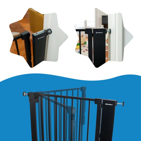 Barrière de sécurité automatique Safe & Pass 75-81,5 cm fixation pression