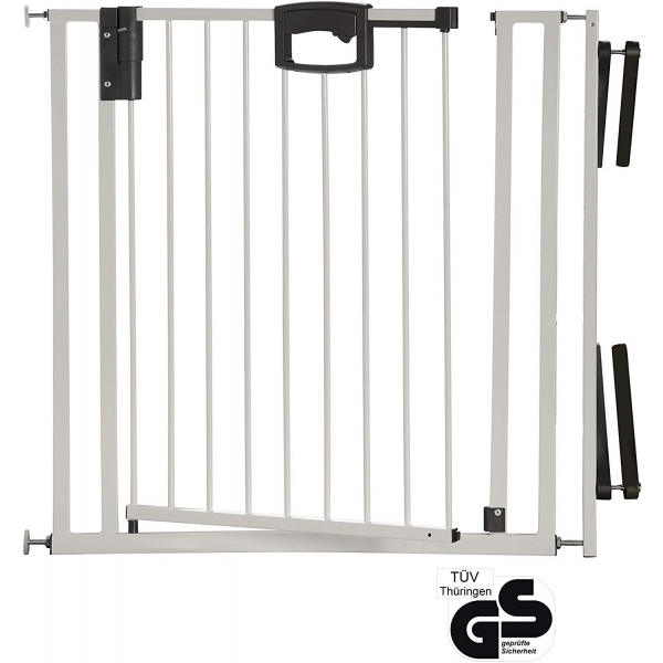 Barrière de sécurité métal Easy lock plus 84,5-92,5 cm