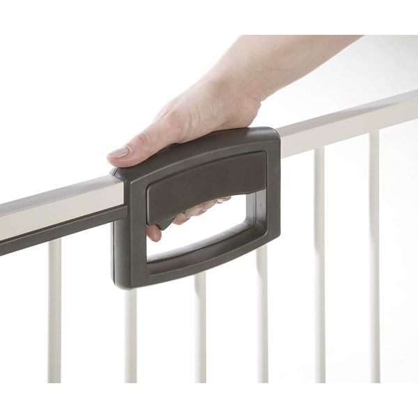 Barrière de sécurité métal Easy lock plus 84,5-92,5 cm