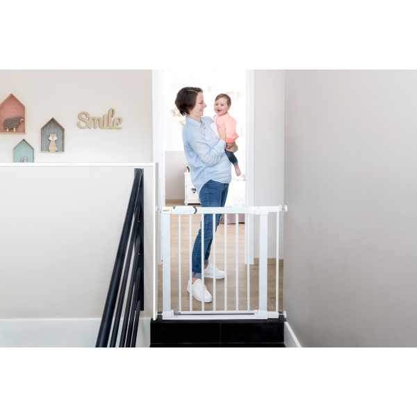 Barrière de sécurité enfant Flat Step Blanche