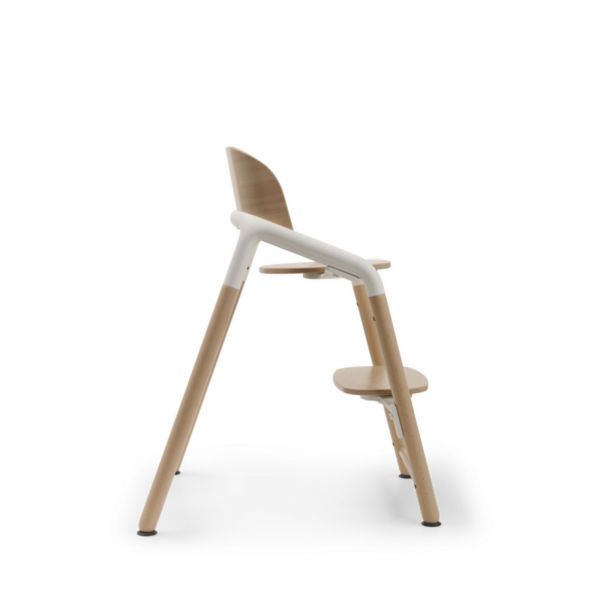 Chaise haute Giraffe bois neutre/blanc