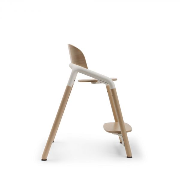 Chaise haute Giraffe bois neutre/blanc