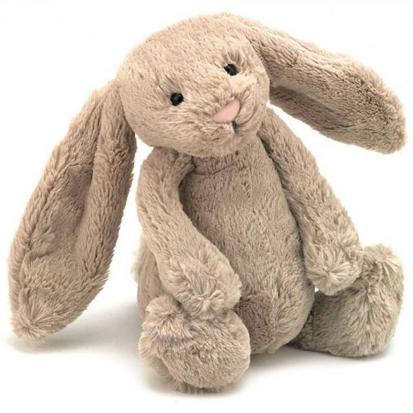 Peluche Lapin Bashful Beige - 18 cm